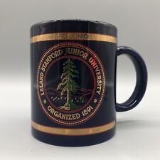 Coffee Mug Leland Stanford Junior University Organized 1891 ￼24K Gold 12oz RARE picture