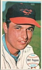1964 Topps Giants MLB Baseball Card MILT PAPPAS Baltimore Orioles - Card No. 5 picture