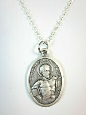 Ladies St Dismas the Good Thief Medal Pendant Necklace 20