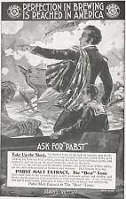 1897 PABST Vtg Beer Print Ad~Admiral Perry Lake Erie Battle Victory War of 1812 picture