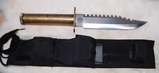 Vintage Fixed Blade Saw-Back Survival Knife - United UC219 Taiwan picture