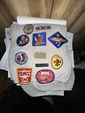 Vintage Boy Scout Patches 1970's & 80's and Vintage Military Style Patches picture