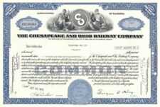 Chesapeake and Ohio Railway Co. - 1960's-70's Railroad Stock Certificate - Distr picture