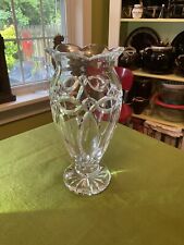 Waterford Ireland Large 10” Clannad (Celtic Knot) Flower Vase HTF picture