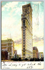 Times Building New York  Postcard Undivided picture