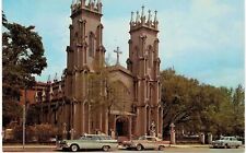 Columbia Trinity Episcopal Church 1950 Front View & Cars Unused SC  picture