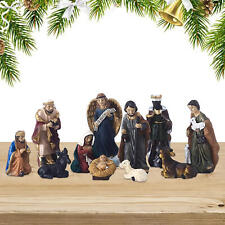 Nativity 11 Pcs Christmas Set  Resin Figurines Nacimiento De Navidad ,New picture