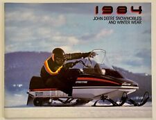 Vintage Original 1984 John Deere Snowmobiles Brochure Red Cloud NE Dealer Stamp picture