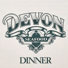 1988 Devon Seafood Grill Restaurant Menu Boone Boulevard Rt 7 Vienna Virginia #1 picture