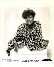 LD306 1983 Original Photo DIONNE WARWICK Chart Topping Singer Arista Records picture