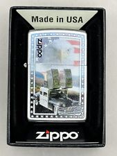 Rare Iconic Americana Zippo Car Satin Chrome Zippo Lighter NEW picture