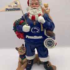 Danbury Mint Penn State Football Santa Claus Figure PSU Christmas Fan Statue picture