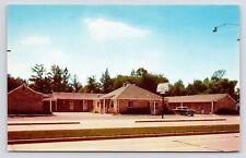 1950s Jefferson Davis Motel Exterior Sign Vintage Richmond Virginia VA Postcard picture