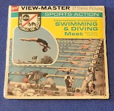 SEALED Gaf Sports B936 Swimming & Diving Santa Clara CA view-master reels packet picture