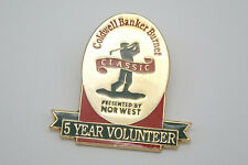 Coldwell Banker Burnet  Classic 5 year volunteer Vintage Lapel Pin picture
