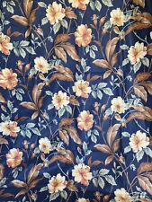 Vintage 40’s Floral Sateen Cotton 1.7 Yards 36” Wide picture