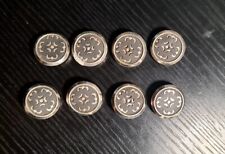 Lot Of Black And Silver Vintage Buttons, Antique Sewing Crafts Parts picture