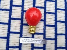 25new Rudolph ROUND NOSE frostie santa C9 FIRE ENGINE RED S11 LIGHT BULB 10w E17 picture