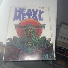 Heavy Metal Magazine Vol 2 #1 May 1978 Newsstand Moebius Morrow picture
