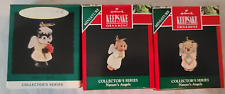 Vintage Hallmark Miniature Ornament Lot of 3 Nature's Angles Collector Series picture