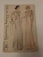 Antique sewing pattern- #s601 Ladies LRG. Night Gown picture