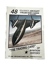 1989 Classic Aircraft Trading Card Set 48 Cards picture