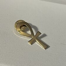 NOS Vintage Ankh Lapel Pin Religious 1970s Taiwan picture