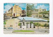 Curacao Vintage Postcard Willemstad, Curacao N.A. Post Office, Jewish Synagogue picture