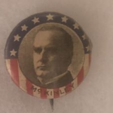William McKinley   7/8” pinback button pin picture