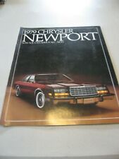 1979 Chrysler Newport Car Dealer Sales Brochure Catalog picture