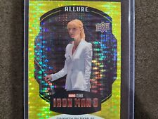 2022 UPPER DECK MARVEL ALLURE YELLOW TAXI #19 Gwyneth Paltrow As Pepper Potts picture