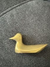 PENCO BRASS from NEW BEDFORD, MASS. BRASS DUCK PAPERWEIGHT 2in picture