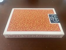 SEALED 1985 Vintage Virginia Slims Playing Cards 2Pack Promotional Original Box picture