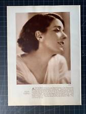 Vintage Circa 1930 Alma Rubens Photoplay Portrait picture
