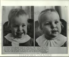 1964 Press Photo Maggie and Cathy Fischer, two of the Fischer Quintuplets picture
