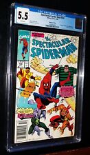 CGC Spectacular Spider-Man #169 1990 Marvel Comics CGC 5.5 Fine- picture