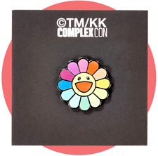 Takashi Murakami Complexcon PINTRILL - Rainbow Flower Enamel Pin TMKK picture