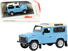 Land Rover Defender Light Blue with Cream Top 1/64 Diecast Model Car picture