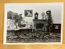 Vintage Gumby FamIly Christmas  Photo 7 1/4x4 7/8 Mid Century Decor Black White picture