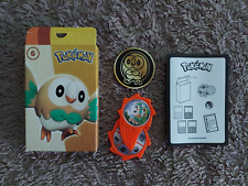 Pokémon 2022 McDonald’s Match Battle Box With Spinner/Coin Rowlet picture