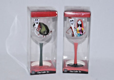 2 Disney Nightmare before Christmas wine glass Goblets NIB picture