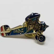 Vintage F4B-1 Airplane Collectible Enamel Pin Hat Lapel Red White + Blue picture