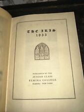 1933 (Year Book) Elmira College, Elmira New York. The Iris picture