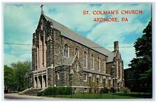 c1960's St. Colman's Roman Catholic Church Ardmore Pennsylvania PA Postcard picture