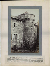 France, Saint-Jeures, Château de Salcrupt vintage print period print print print  picture