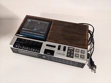 Vintage GE FM/AM Clock Radio Cassette Recorder Model 7-4956B Tested Works picture