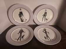 2002 Limited Edition Ruben Toledo Nordstrom Collective Plates Dog Walking picture