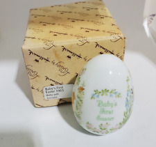 Hallmark Porcelain Little Gallery Baby's First Easter 1983 Egg Boxed picture