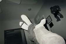 Feet With Socks In Air Incredible Hulk Hanging On Wall B&W Photograph 4 x 6 picture