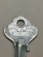 Ornate Vintage Key ILCO Independent Lock Co Fitchburg Mass X 1054 K picture